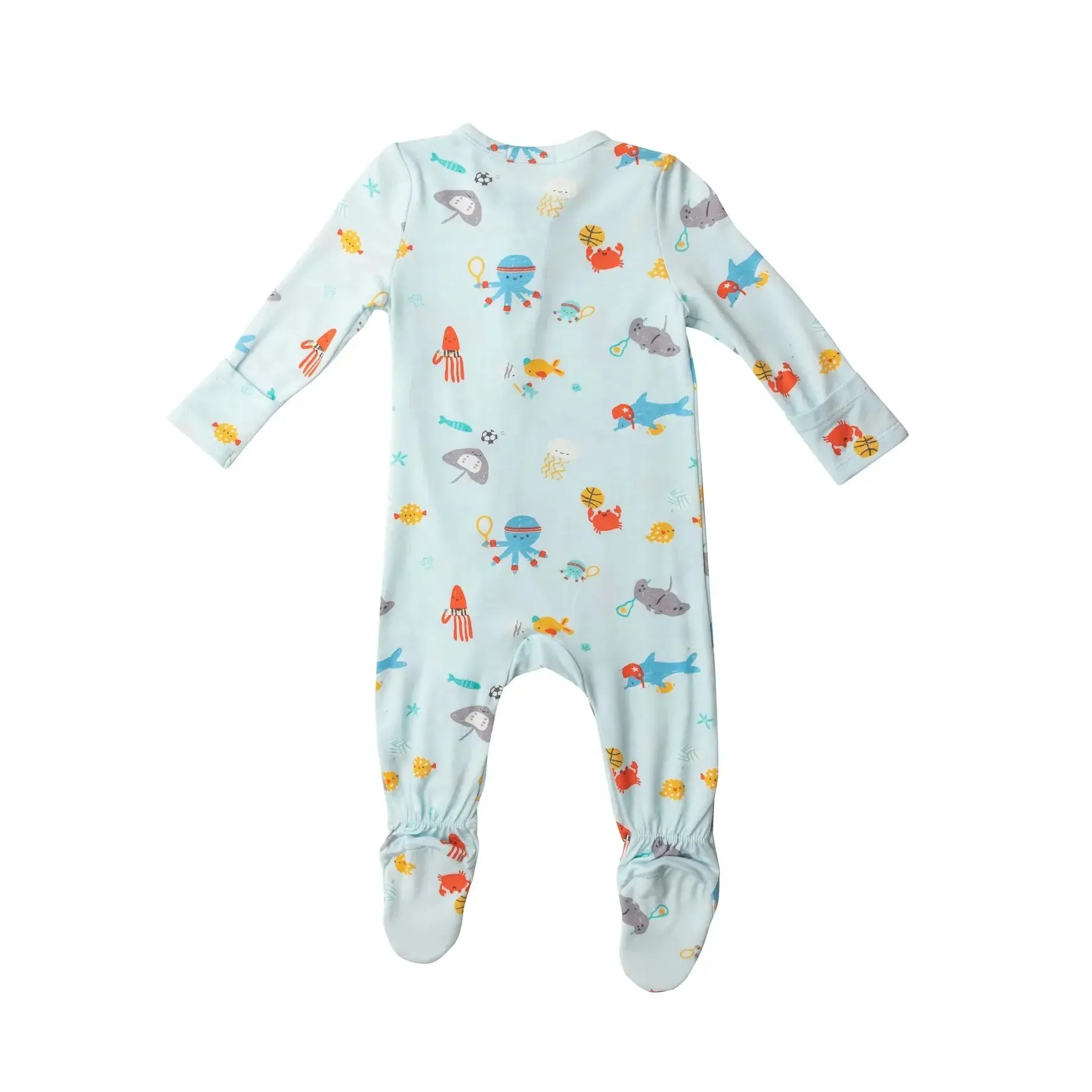 Zipper Footie - Sports Sea Creature | Angel Dear