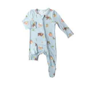 Zipper Footie - Wildlife on Vacation | Angel Dear